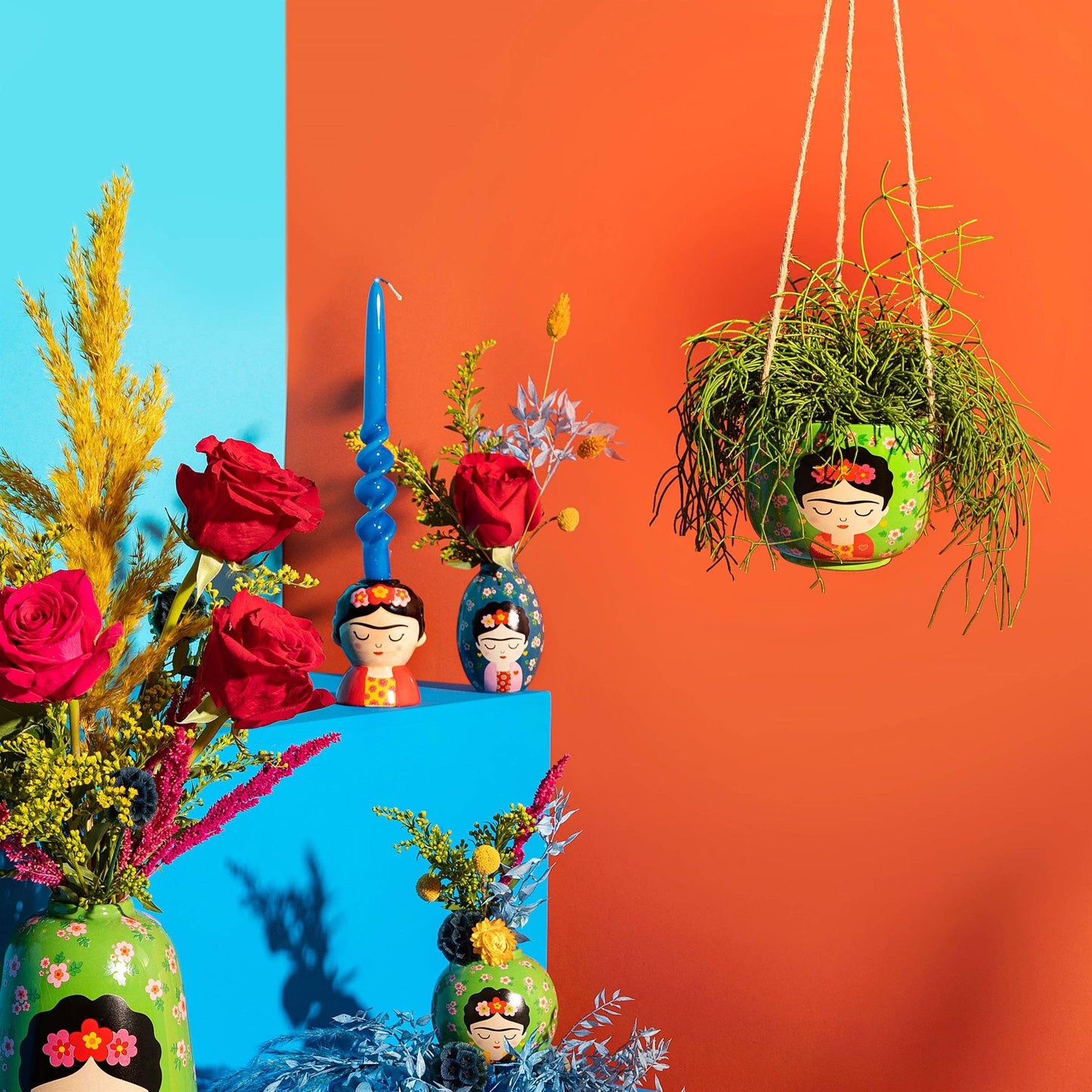 Frida Kahlo Hängeblumentopf