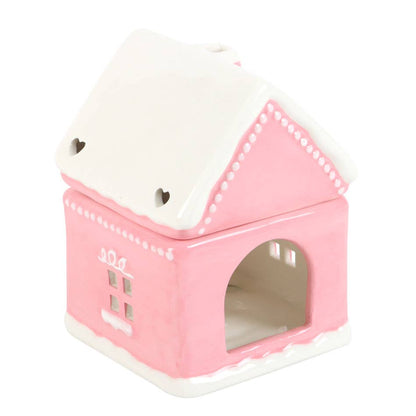 Weihnachts-Pink-Lebkuchenhaus-Ölbrenner