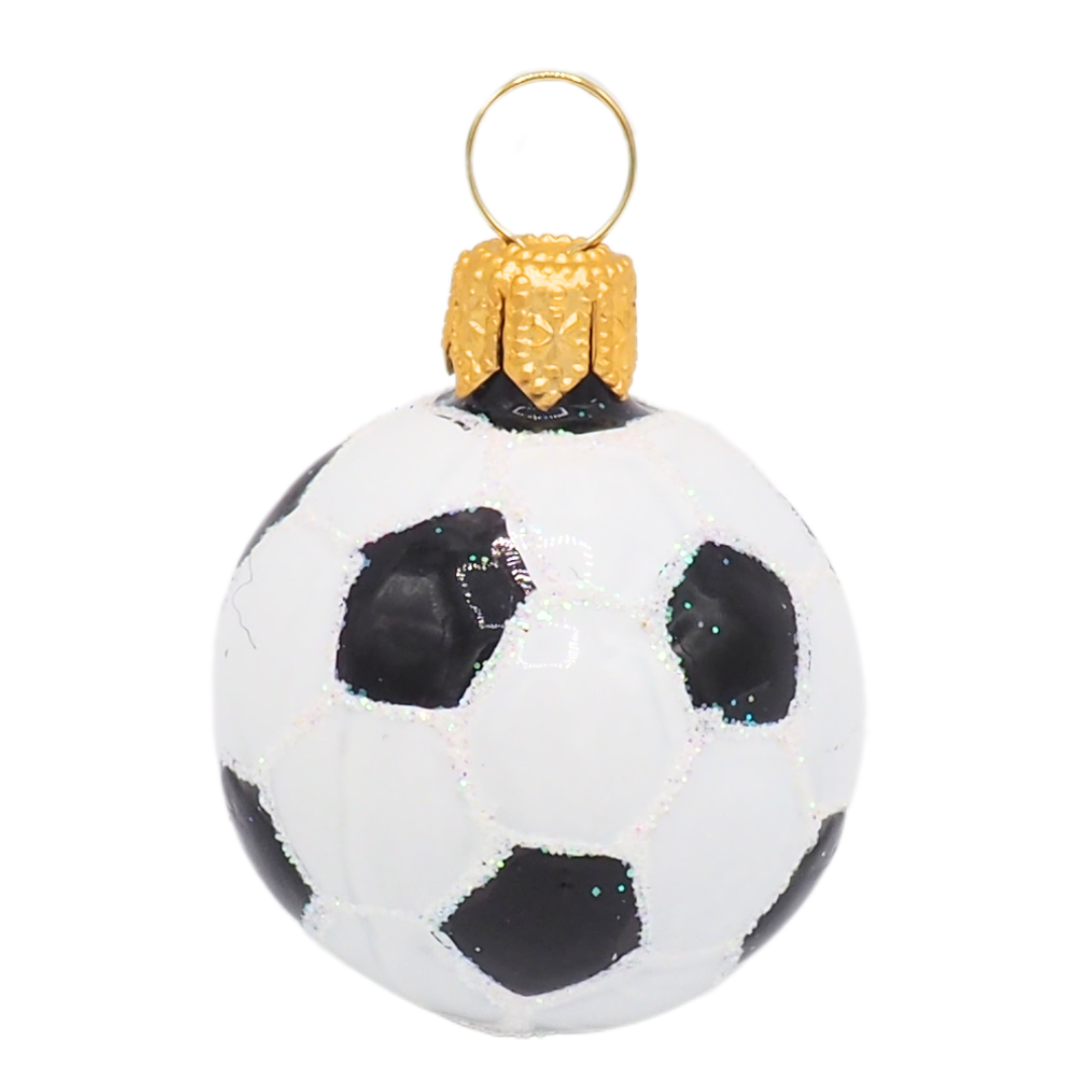 Weihnachtsbaumkugel Fußball XS