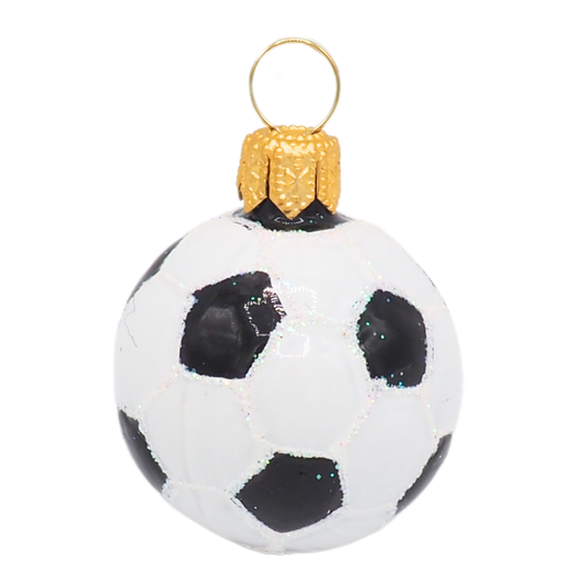 Weihnachtsbaumkugel Fußball XS