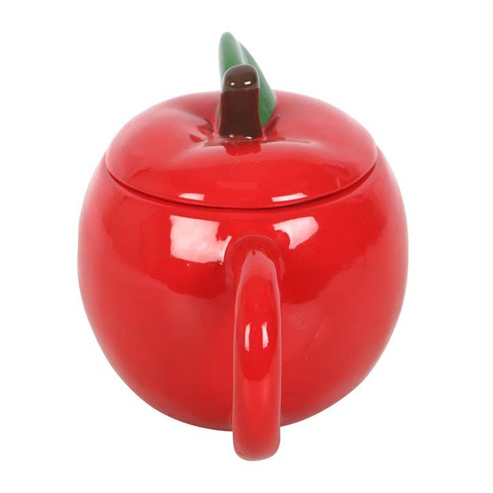 Tasse céramique en forme de pomme avec couvercle
