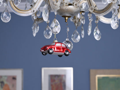 Décoration de Noël Coccinelle VW Rouge