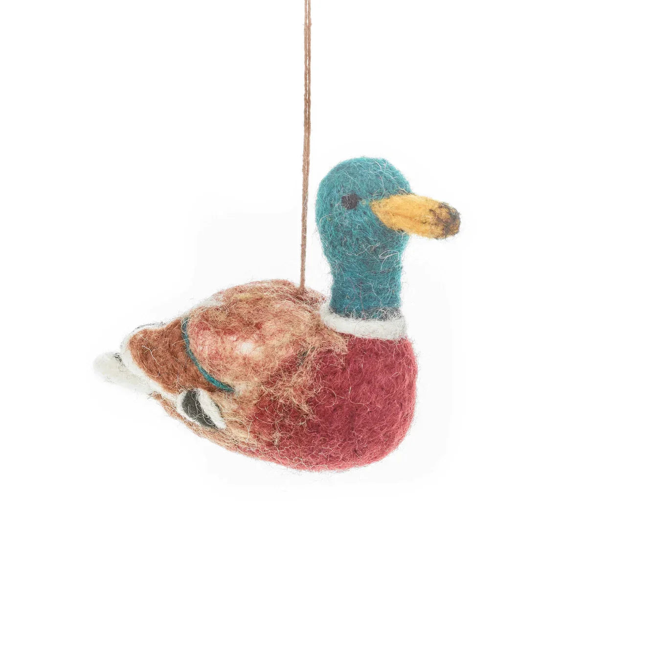 Weihnachtskugel aus Filz Maddox die Stockente