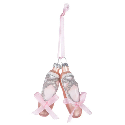 Boule de Noël Ballerines Roses par Gilde Handwerk Macrander GmbH & Co. KG - 4063387270042