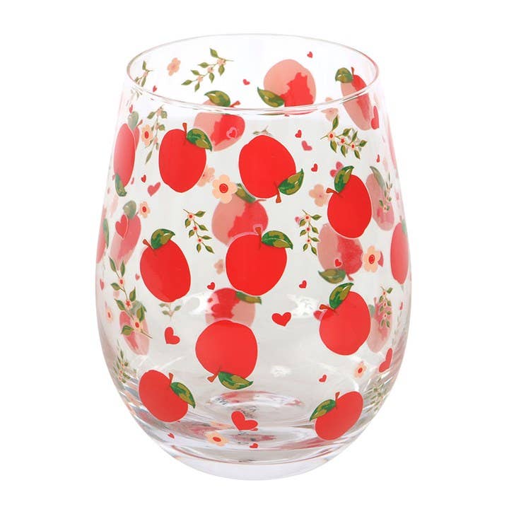 Verre Motif Pommes