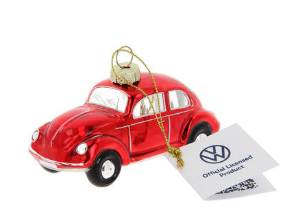 Décoration de Noël Coccinelle VW Rouge