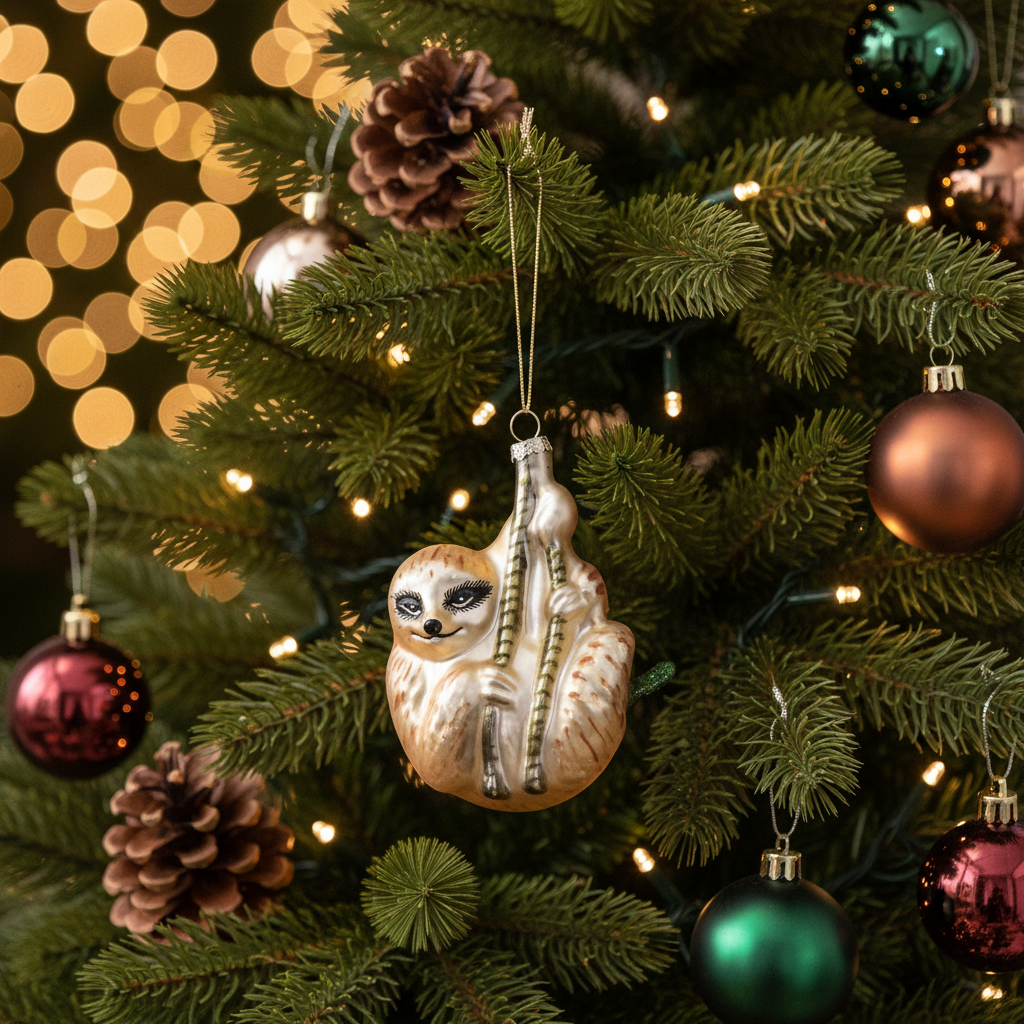 Faule Weihnachtskugel