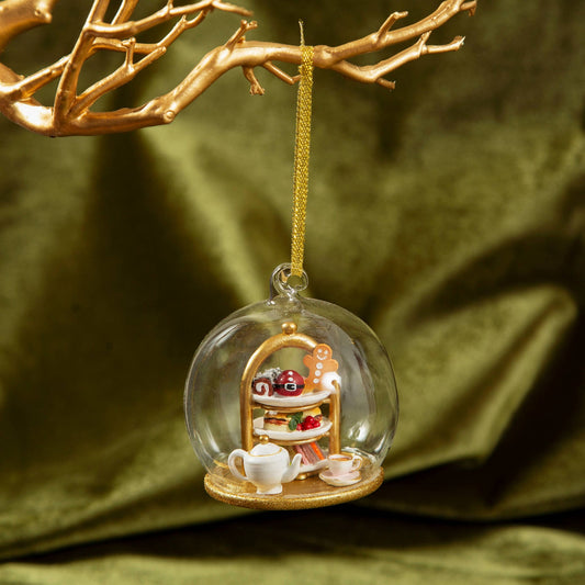 Weihnachtskugel Teatime-Kuppel