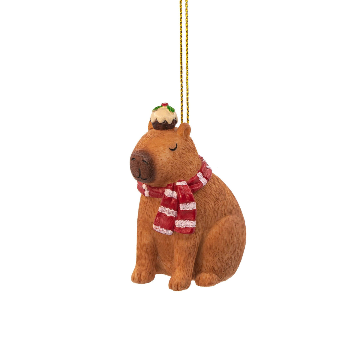 Weihnachtliche Capybara-Hängedeko 2er-Pack