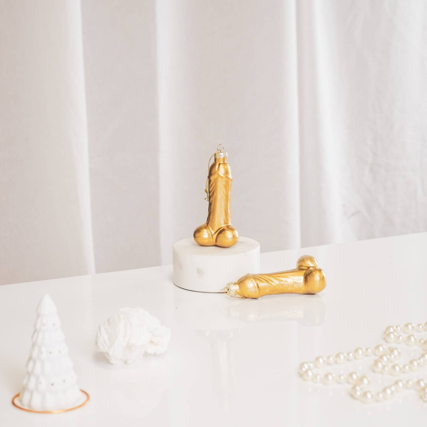 Boule de Noël Zizi Or par Housevitamin bv