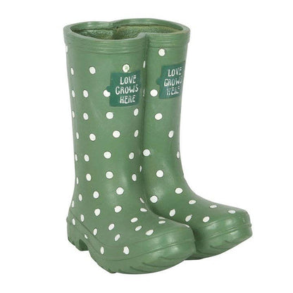 Pot de fleurs Welly vert clair