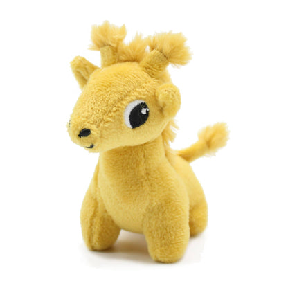 LES PTIPOTOS - GIRAFE MAMAN & BÉBÉ 30CM MOUTARDE