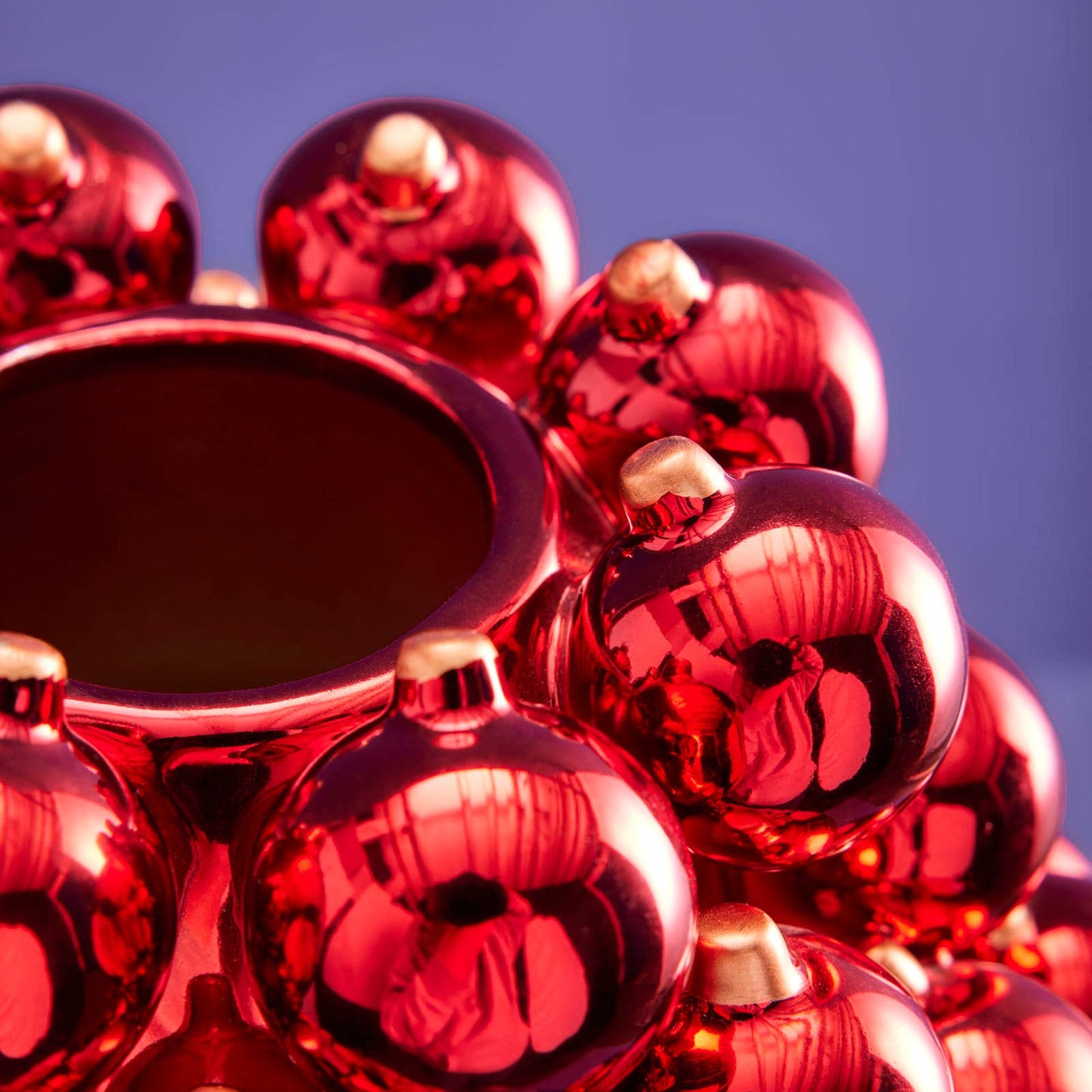 Vase Boule de Noël, Rouge
