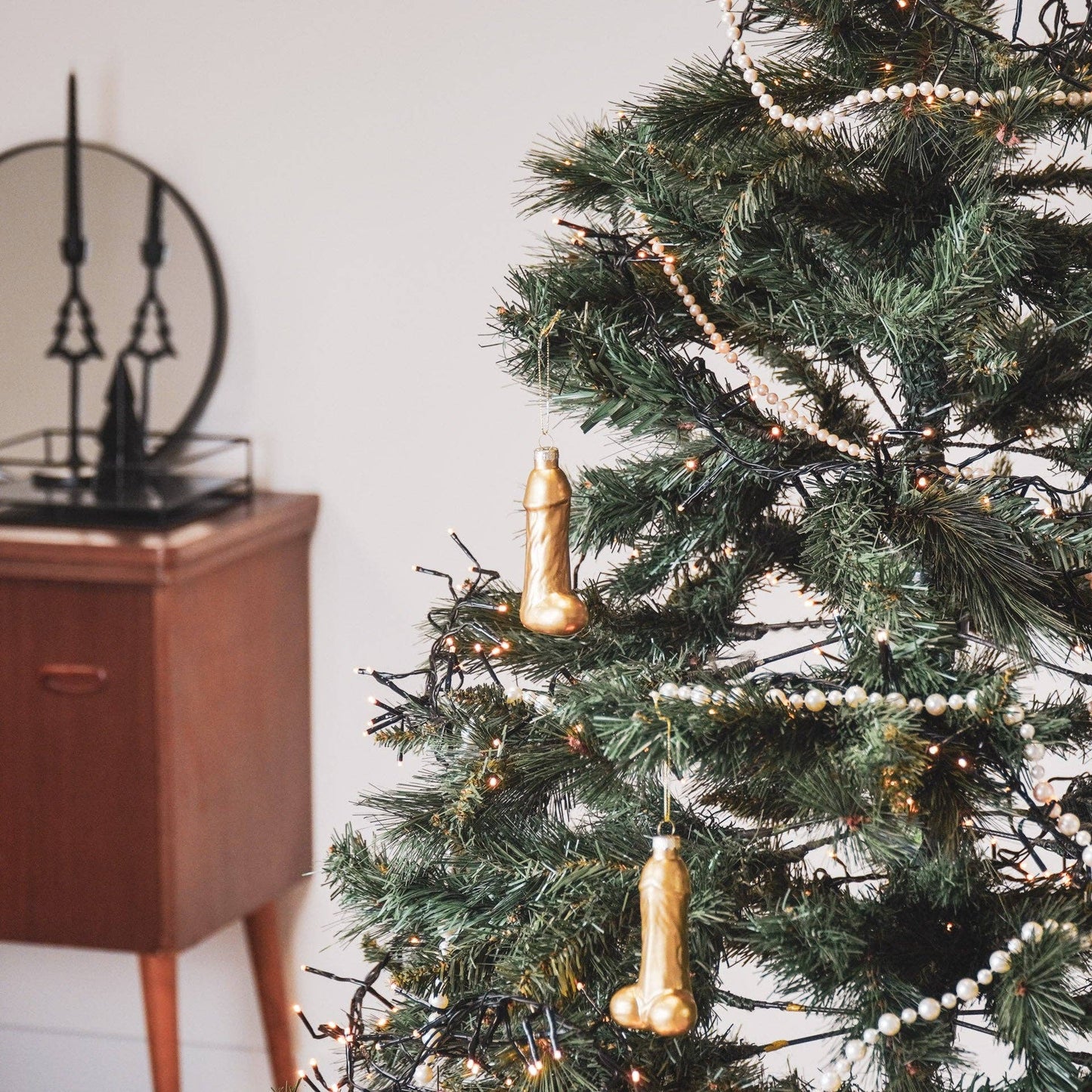 Boule de Noël Zizi Or par Housevitamin bv