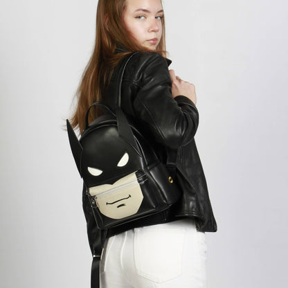 Sac à dos urbain noir DC Comics Batman Batsignal-Heady