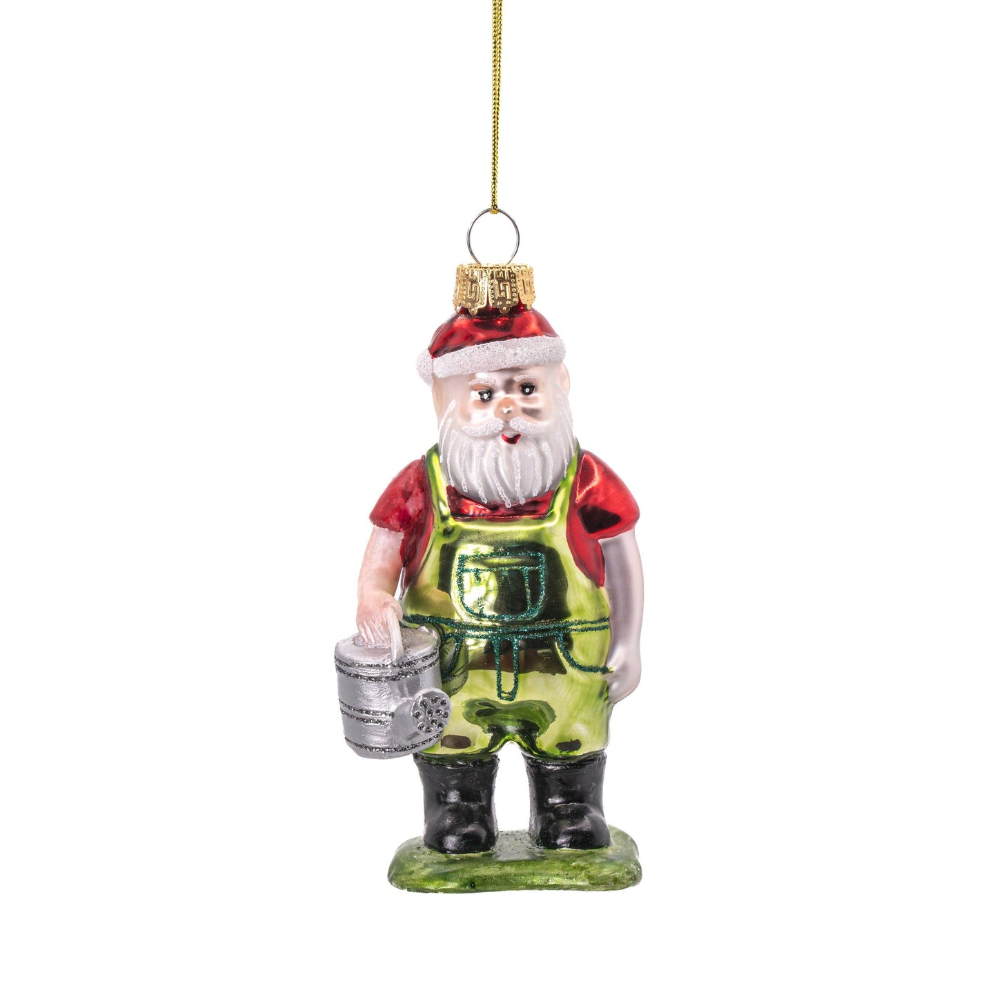 Christmas Baubles Santa Claus Gardener