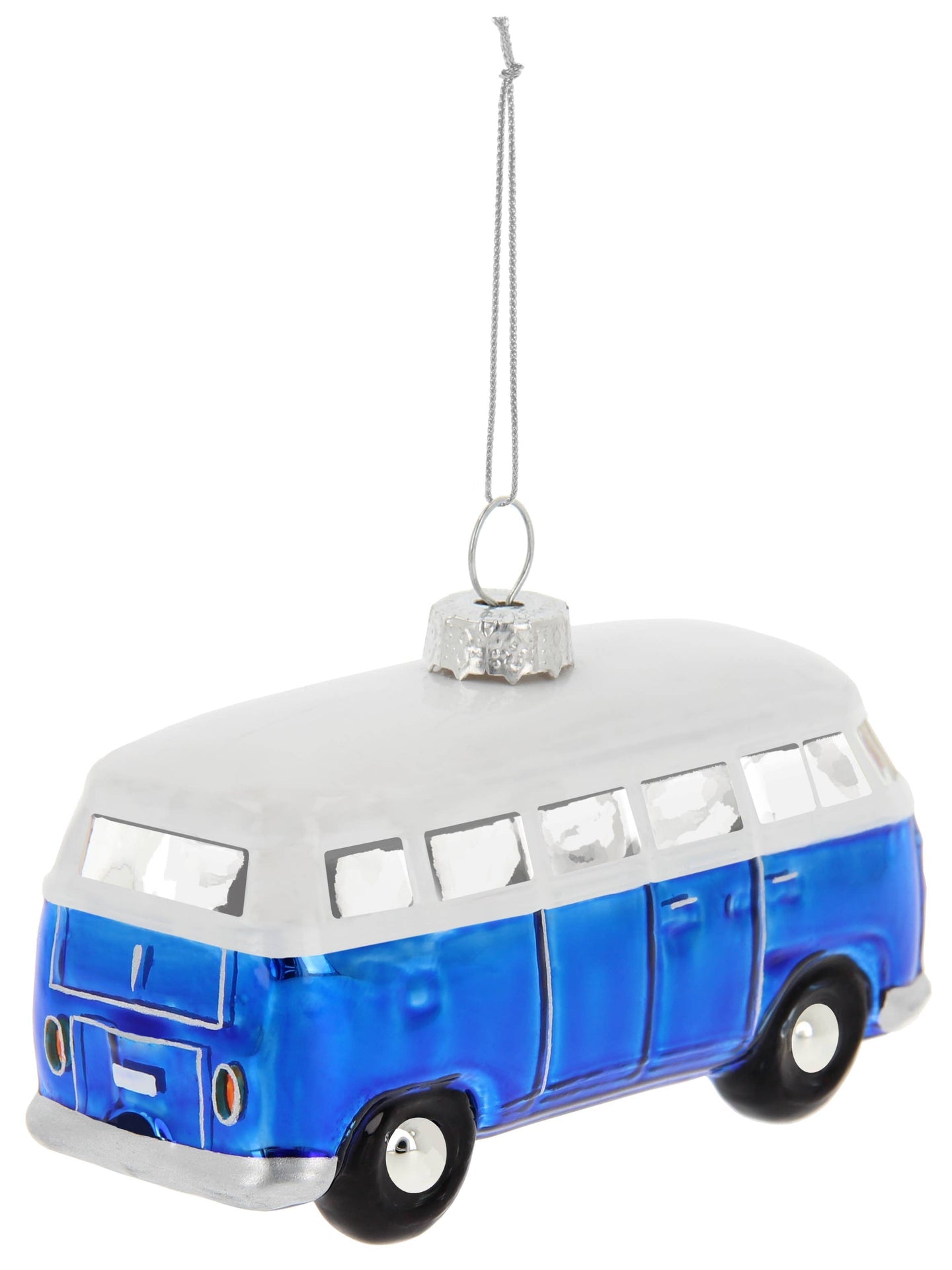 Décoration de Noël VW T1 Bus Bleu & Blanc