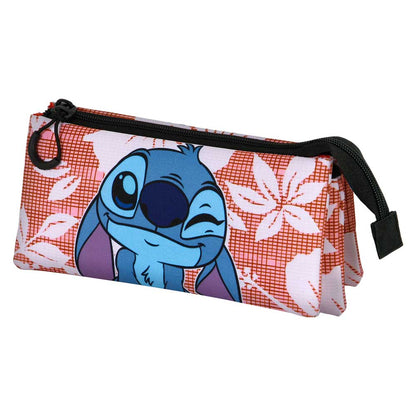 Trousse triple Lilo and Stitch Maui-FAN 2.0, rose
