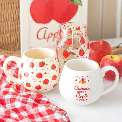 Verre Motif Pommes