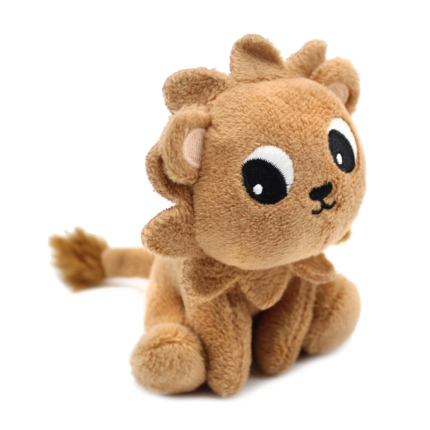 LES PTIPOTOS - LION PAPA & BÉBÉ 25CM SUCRE BRUN