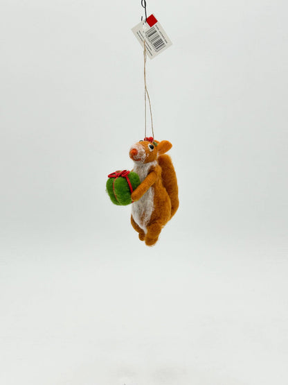 Felt Squirrel Hanging Decoration