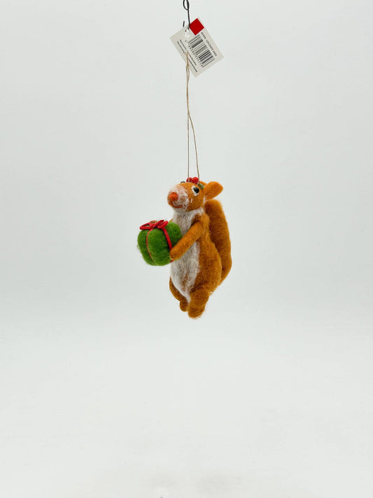Felt Squirrel Hanging Decoration