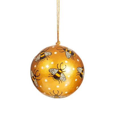 Weihnachtskugel Bienen