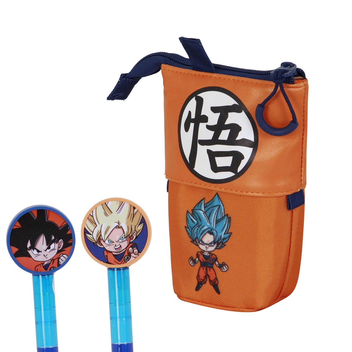 Dragon Ball-Trousse Cute + 2 Stylos Gel Effaçables