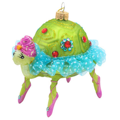 Boule de Noël Tortue ballerine par Little Christmas Company - 07401804