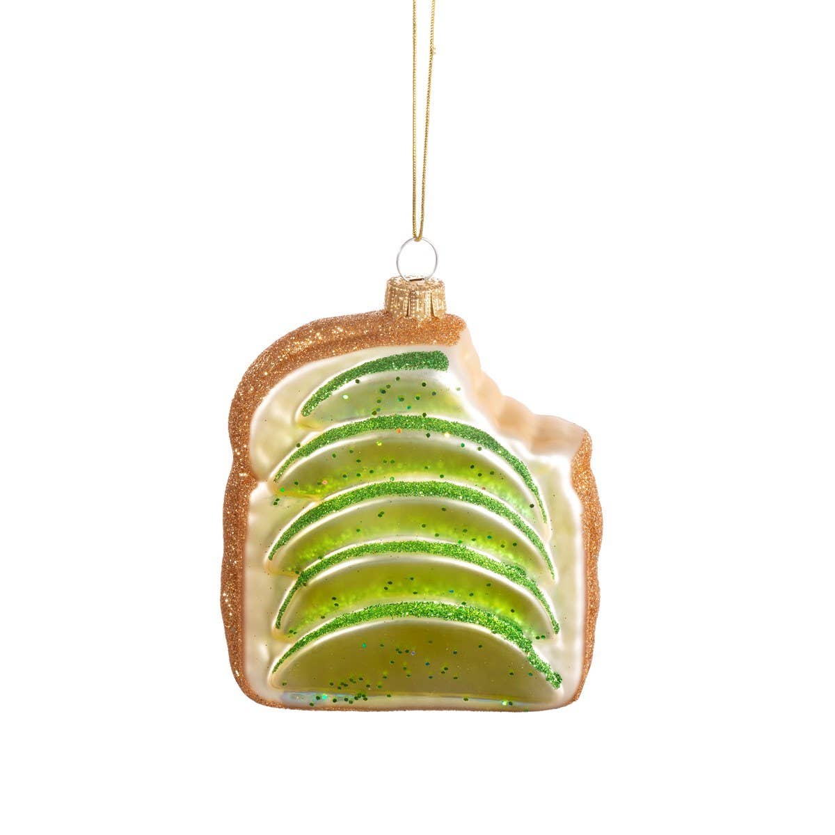 Weihnachtskugel Avocado-Toast