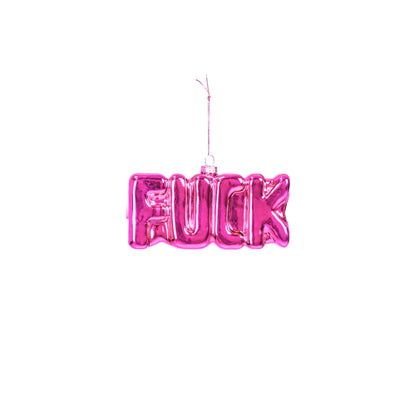 Boule de Noël Fuck Rose par Housevitamin bv - 8721123502753