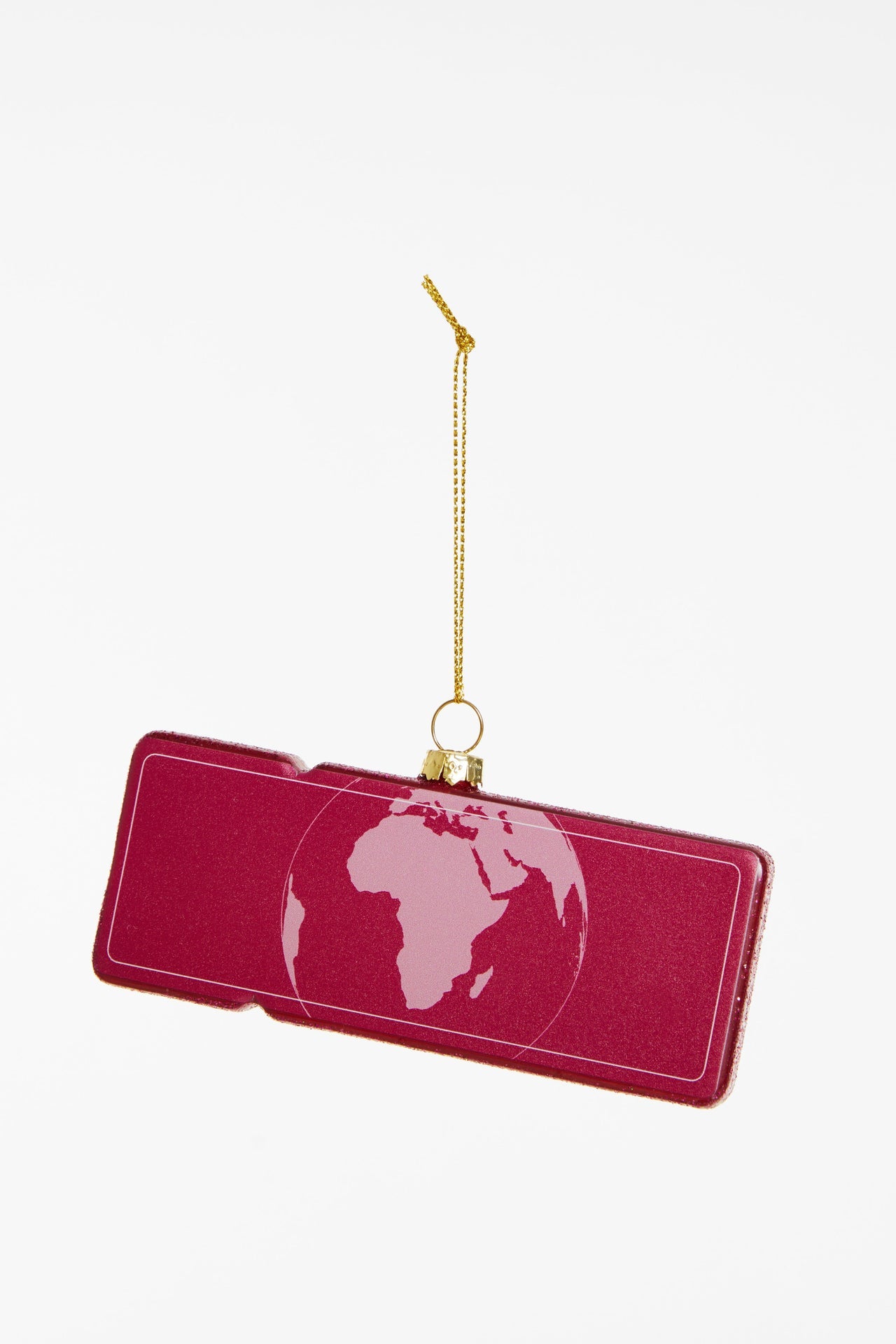 Boule de Noël Boardingpass Amsterdam - New York