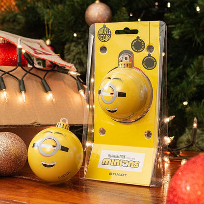 Boule de Noël Minions - Stuart par Bauble Heads - 5056280423607