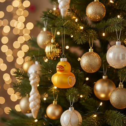 Weihnachtskugel Ente