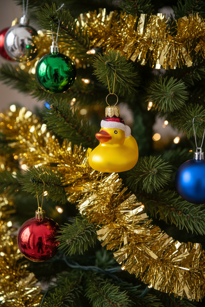 Boule de Noël Canard Bonnet