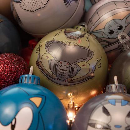 Boule de Noël DOOM Slayer par Bauble Heads