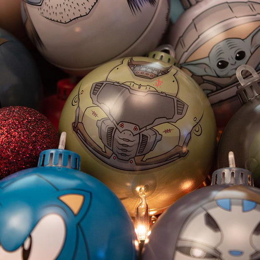 Boule de Noël DOOM Slayer par Bauble Heads