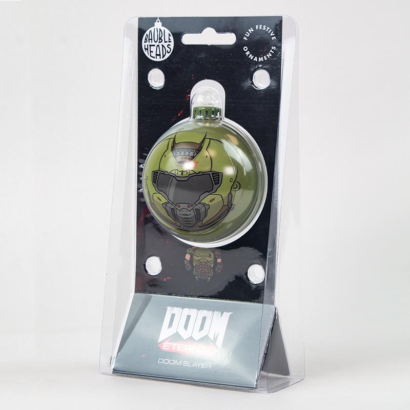 Boule de Noël DOOM Slayer par Bauble Heads