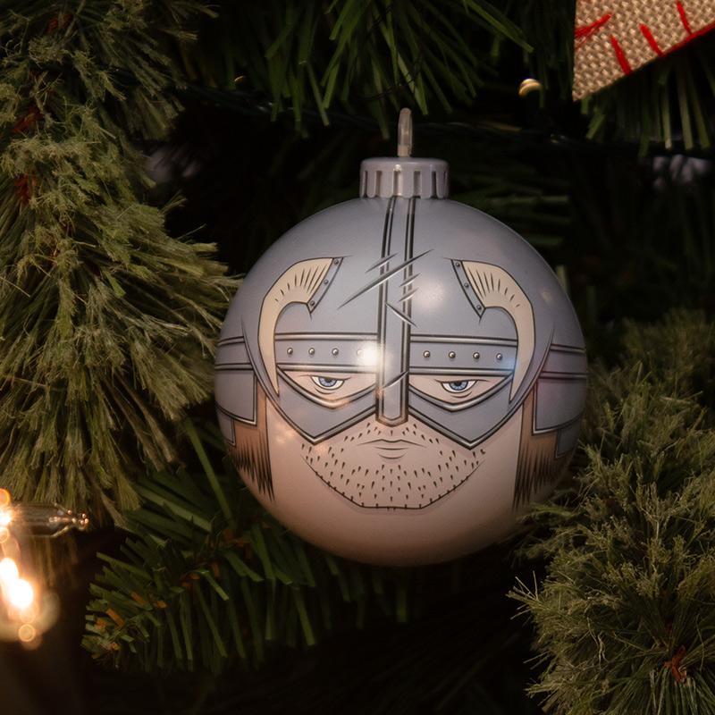 Boule de Noël Dovahkiin par Bauble Heads