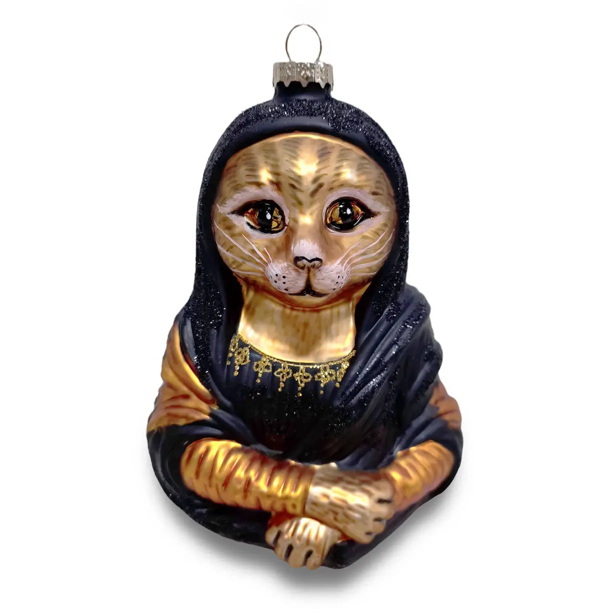 Boule de Noël Mona Lisa Chat Tabby par Naked Decor - 92673527