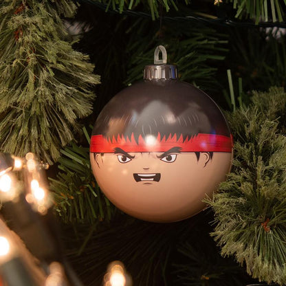 Boule de Noël Ryu par Bauble Heads
