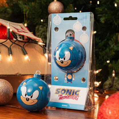 Boule de Noël Sonic par Bauble Heads - 5056280422969