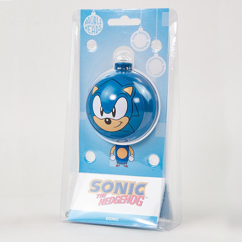 Boule de Noël Sonic par Bauble Heads
