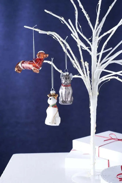 Boule de Noël Teckel par Talking Tables