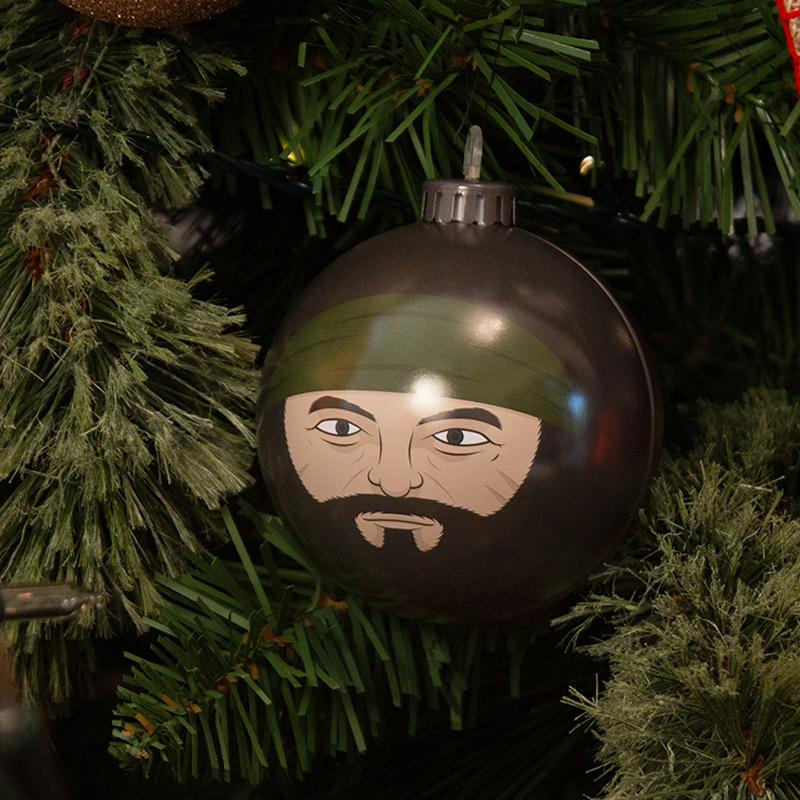 Boule de Noël The Drifter par Bauble Heads