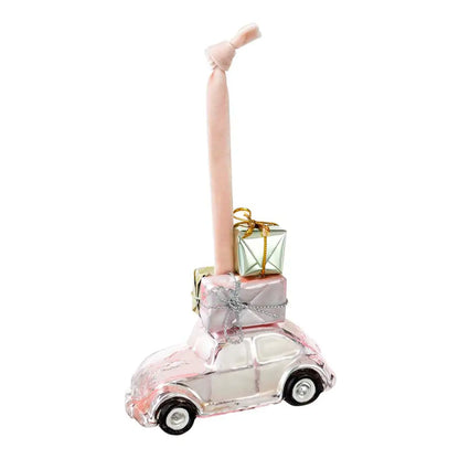 Boule de Noël Voiture Rose par Talking Tables - 84383223