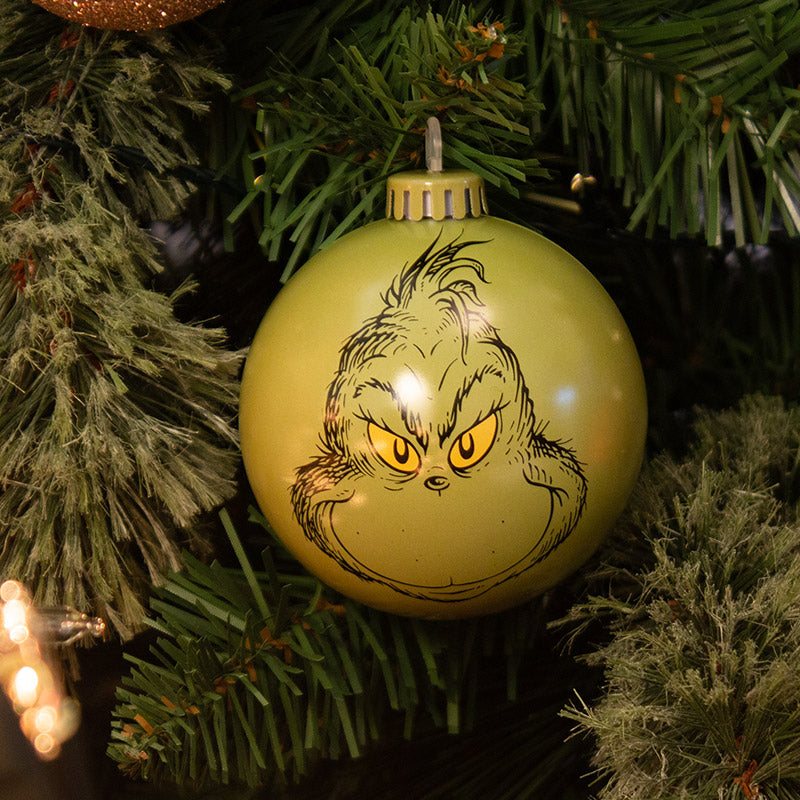 Boule de Noël le Grinch par Bauble Heads