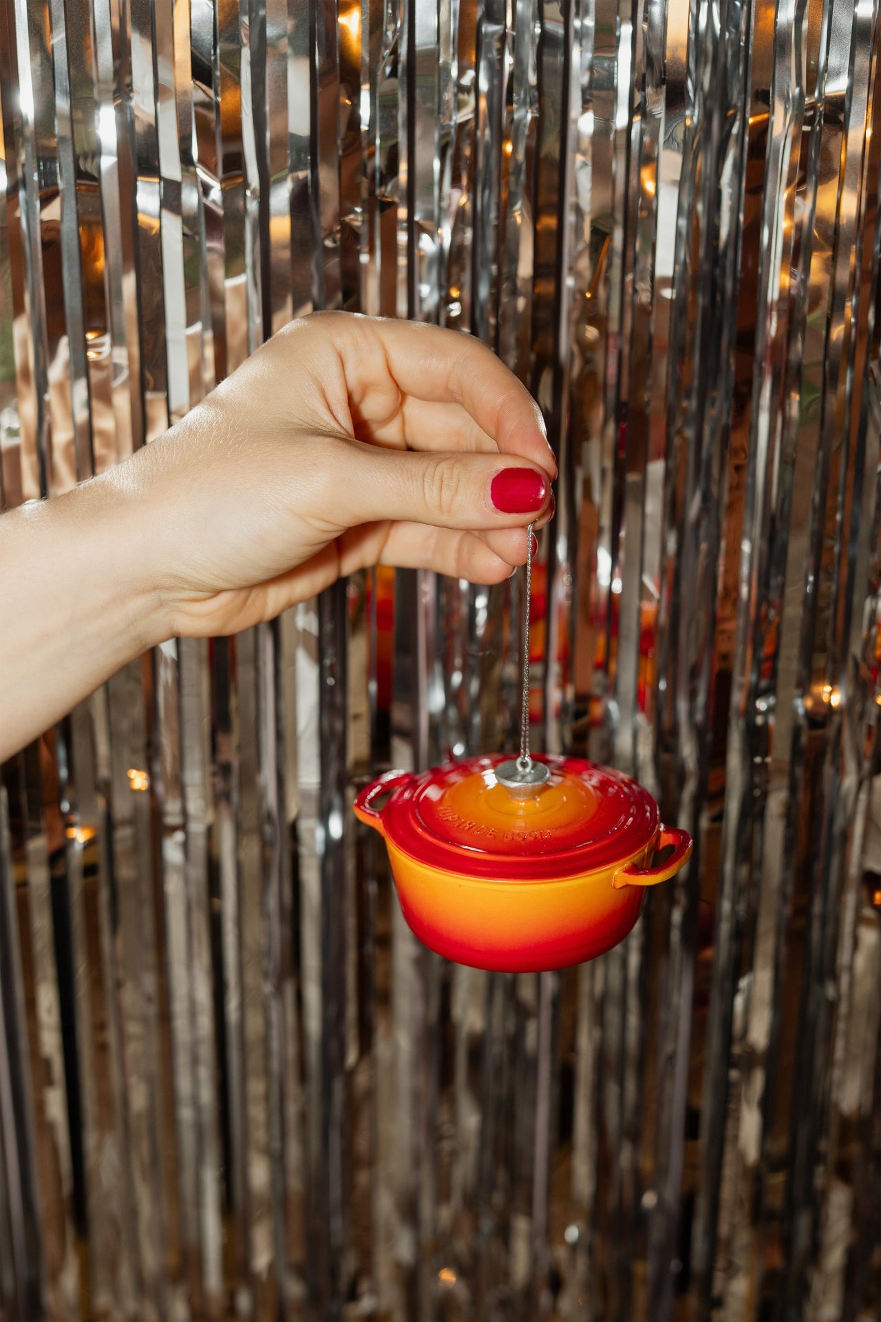 Boule de Noël Cocotte Orange