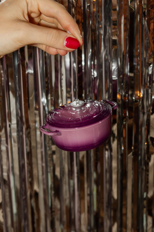 Weihnachtskugel Cocotte Violett