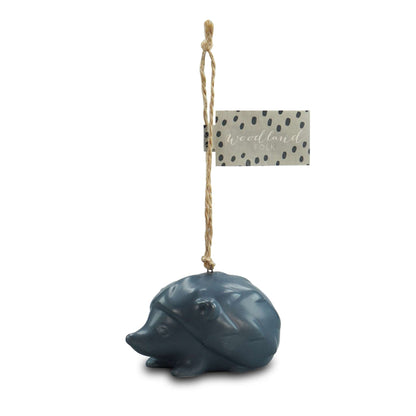 Décoration à suspendre - Hérisson Bleu Marine